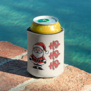 Lustiges Weihnachtsmann Ho Ho Ho Weihnachten Dosenkühler