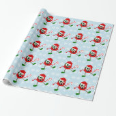 Lustiges Weihnachtsmonster-Packpapier Geschenkpapier (Ungerollt)