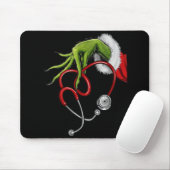 Lustiges Weihnachtsstethoskop Mousepad (Mit Mouse)