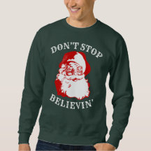 Lustiges WeihnachtsSweatshirt: "STOPPEN SIE NICHT