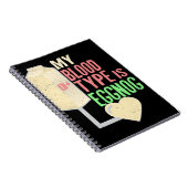 Lustiges Weihnachtsweihnachtseierpunsch-Kleid Notizblock (Rechte Seite)