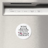 lustiges Weinangebot für Freunde Magnet (In Situ (Geschirrspüler))