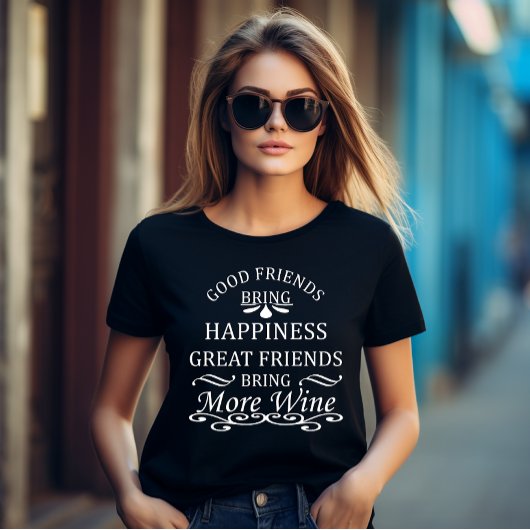 lustiges Weinangebot für Freunde T-Shirt