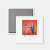 Lustiges Weingeschenk! Magnet (Vorderseite/Rückseite)