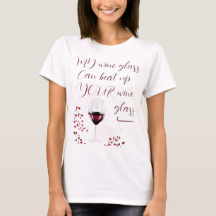 Lustiges Weintrinken T-Shirt