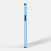 Lustiges weißes Bärengesicht iPhone Hülle (Rechte Seite)