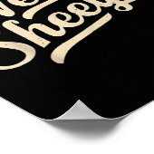 Lustiges Well Sheeyit Design _1 Poster (Ecke)