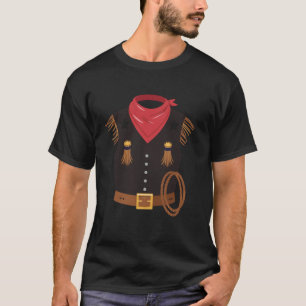Lustiges Western-Sheriff Vintage-Cowboy-Westen-Kos T-Shirt