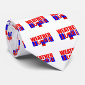 Lustiges Wetter Krawatte (Gerollt)