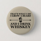 lustiges Whisky-Zitat Button (Vorderseite)