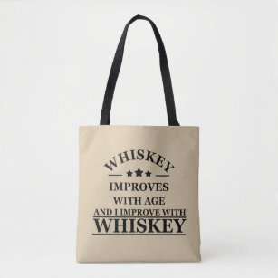 lustiges Whisky-Zitat Tasche