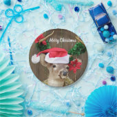 Lustiges Whitetail-Dollar-Rotwild-Weihnachten Pappteller (Party)