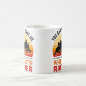 Lustiges Whitewater-Floss-Design für Whitewater-Fl Kaffeetasse (Mittel)