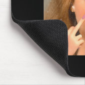 Lustiges widerliches Puppengesicht Meme Mousepad (Ecke)