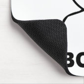 Lustiges "wie ein Chef" meme Mousepad (Ecke)