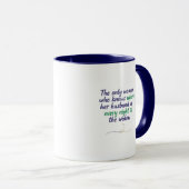 Lustiges Witwenzitat Tasse (VorderseiteRechts)