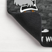 Lustiges Workaholic mousepad (Ecke)