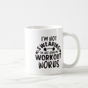 Lustiges Workout-Gym-Zitat Gewichtheben Übungen Kö Kaffeetasse