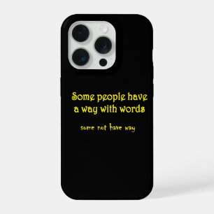 Lustiges Wortspiel: Eine Geschichte von zwei Sätze iPhone 15 Pro Hülle