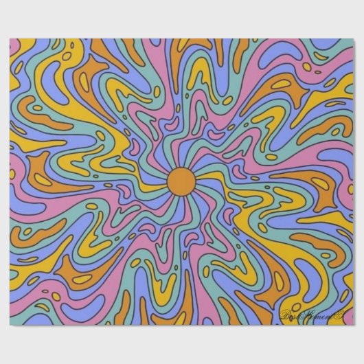 lustiges Wrapping Paper Geschenkpapier (Flach)