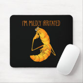 Lustiges Wurm-Meme Ich bin leicht genervt Marcus M Mousepad (Mit Mouse)