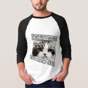 Lustiges wütendes Katzen-Meme für Katzenbesitzer T-Shirt