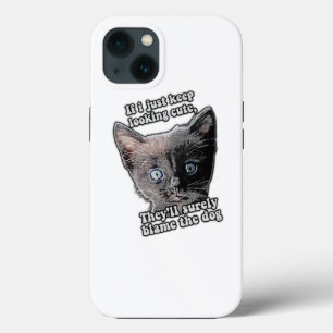 Lustiges wütendes Katzen-Meme für Katzenbesitzer u Case-Mate iPhone Hülle
