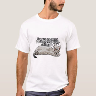 Lustiges wütendes Katzen-Meme für Katzenbesitzer u T-Shirt