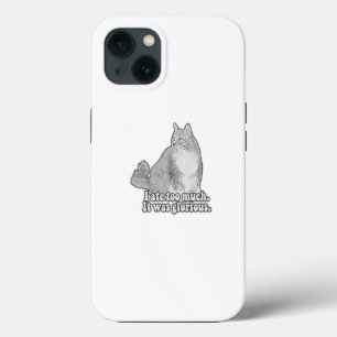 Lustiges wütendes Katzen-Meme für Katzenliebhaber iPhone 13 Hülle