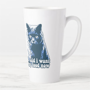 Lustiges wütendes Katzen-Meme für Katzenliebhaber Milchtasse