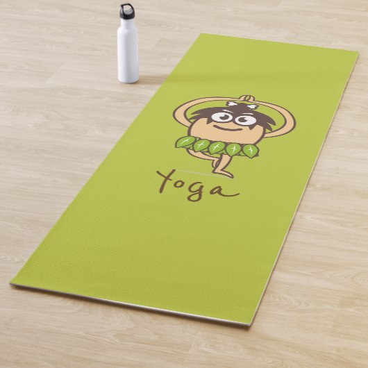 Lustiges Yoga des Cartoon Yogamatte (Beispiel)