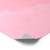 Lustiges Yoga-Frosch-Split-Poster, Rosa Cartoon Poster (Ecke)