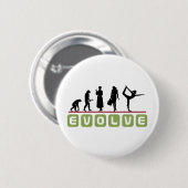 Lustiges Yoga-Geschenk Button (Vorne & Hinten)
