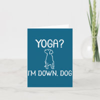 Lustiges Yoga Ich bin Down Dog . Familienwitz Sark