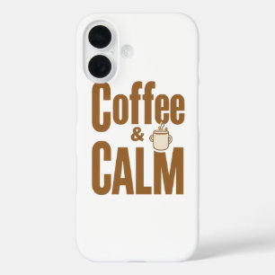 Lustiges Zen-Zitat für Kaffeeliebhaber iPhone 16 Hülle