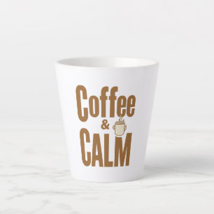 Lustiges Zen-Zitat für Kaffeeliebhaber Milchtasse