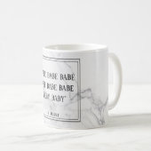 Lustiges Zeppelin 80er Jahre Stil Kaffeetasse (VorderseiteRechts)