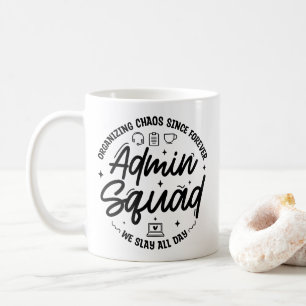 Lustiges Zitat Admin Prof Tag Squad Chaos Organisa Kaffeetasse