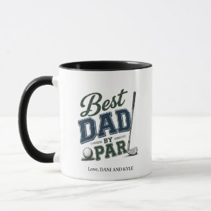 Lustiges Zitat Bester Vater von Par Golf Kaffee Tasse