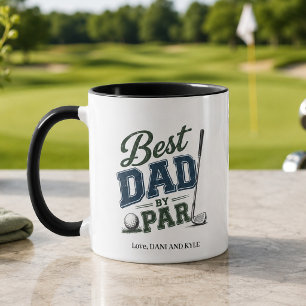 Lustiges Zitat Bester Vater von Par Golf Kaffee Tasse