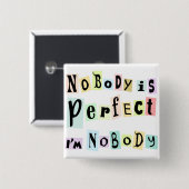 lustiges Zitat Button (Vorne & Hinten)