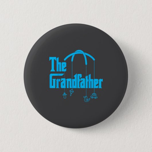 Lustiges Zitat-Design für Großväter Button (Vorderseite)