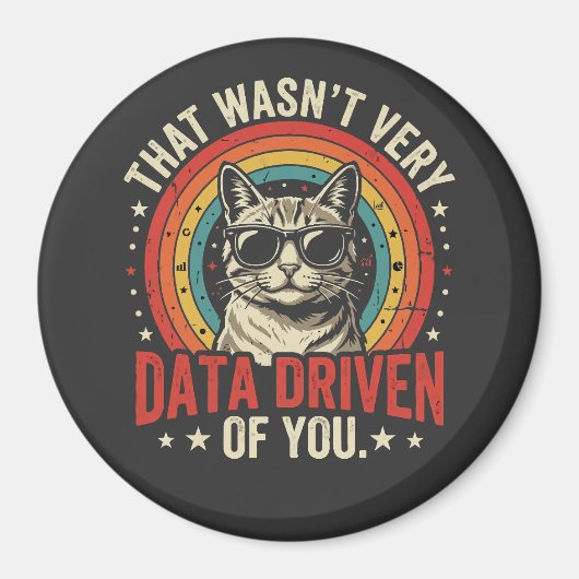 Lustiges Zitat eines Datenanalysten, das nicht seh Magnet (Vorne)