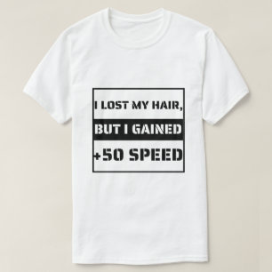 Lustiges Zitat eines glatzköpfigen Gamers - Verlor T-Shirt