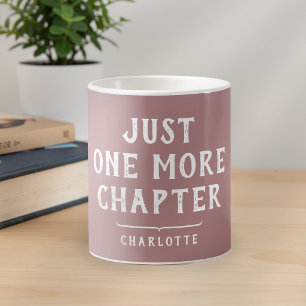 Lustiges Zitat für Bücherliebhaber personalisiert Kaffeetasse