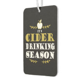 Lustiges Zitat für Craft Cider-Trinker Autolufterfrischer (Links)