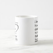 Lustiges Zitat-Geschenk-Lieblingskindereinfache Kaffeetasse (Mittel)