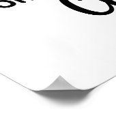 Lustiges Zitat Küche Poster (Ecke)