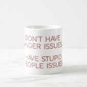 Lustiges Zitat-Mug für Menschen mit Ärger Kaffeetasse (Mittel)