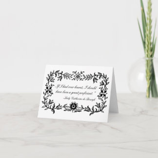 Lustiges Zitat Notecard Dame Catherine de Bourgh Karte